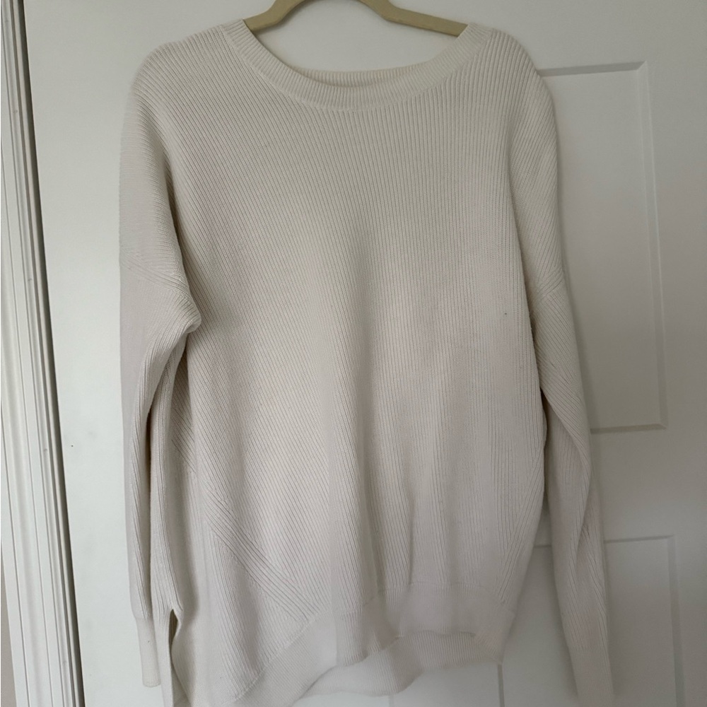 Athleta white sweater